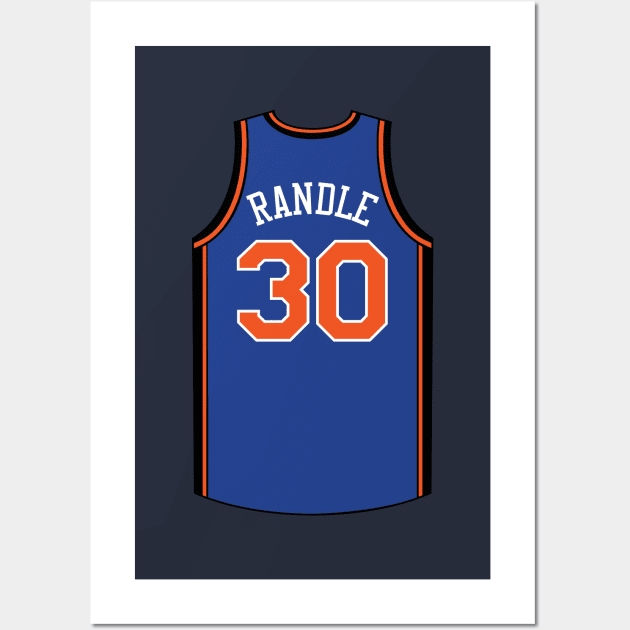 Julius Randle New York Jersey Qiangy Wall Art by qiangdade